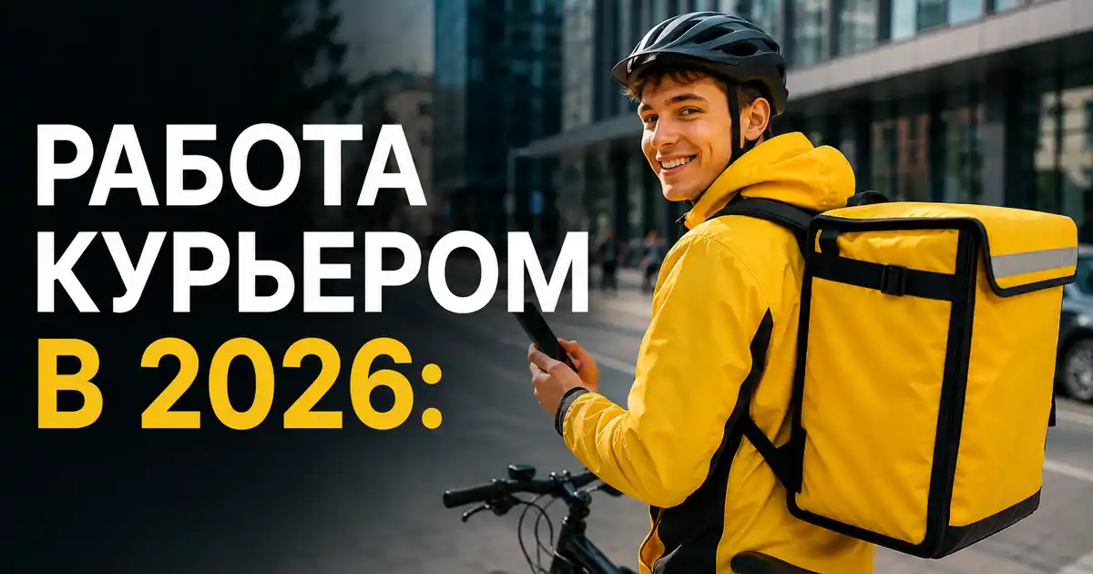 Работа курьером в 2026: сколько платят и как устроиться