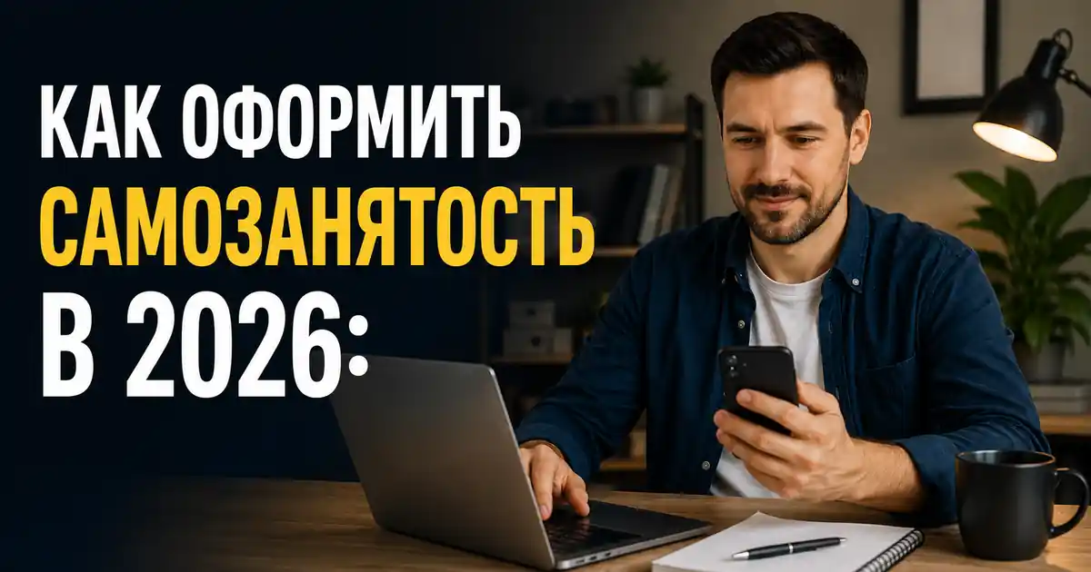 Как оформить самозанятость в 2026: пошаговая инструкция и налоги